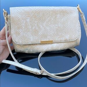💥FLASH SALE Caroline Hill gold snake skin purse/clutch